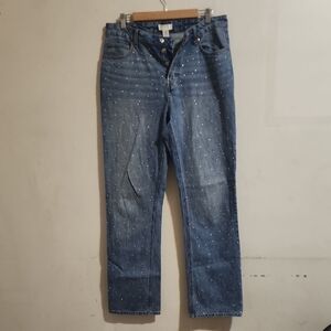 H&M Denim Jeans with Silver Button